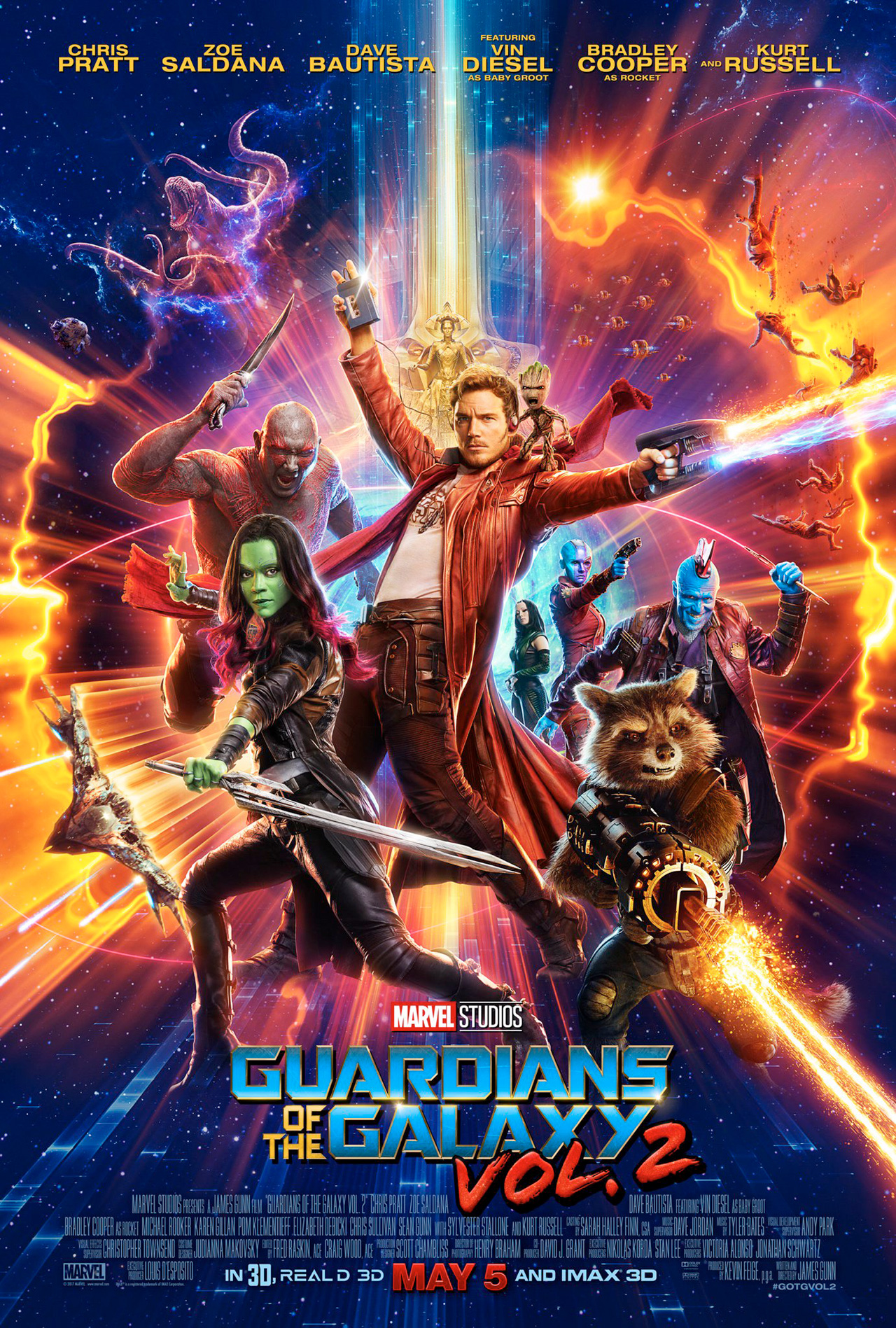Guardians of the Galaxy Volume 2 Poster